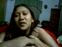Point of view of a sultry Indian bitch swallowing a big weenie deepthroat